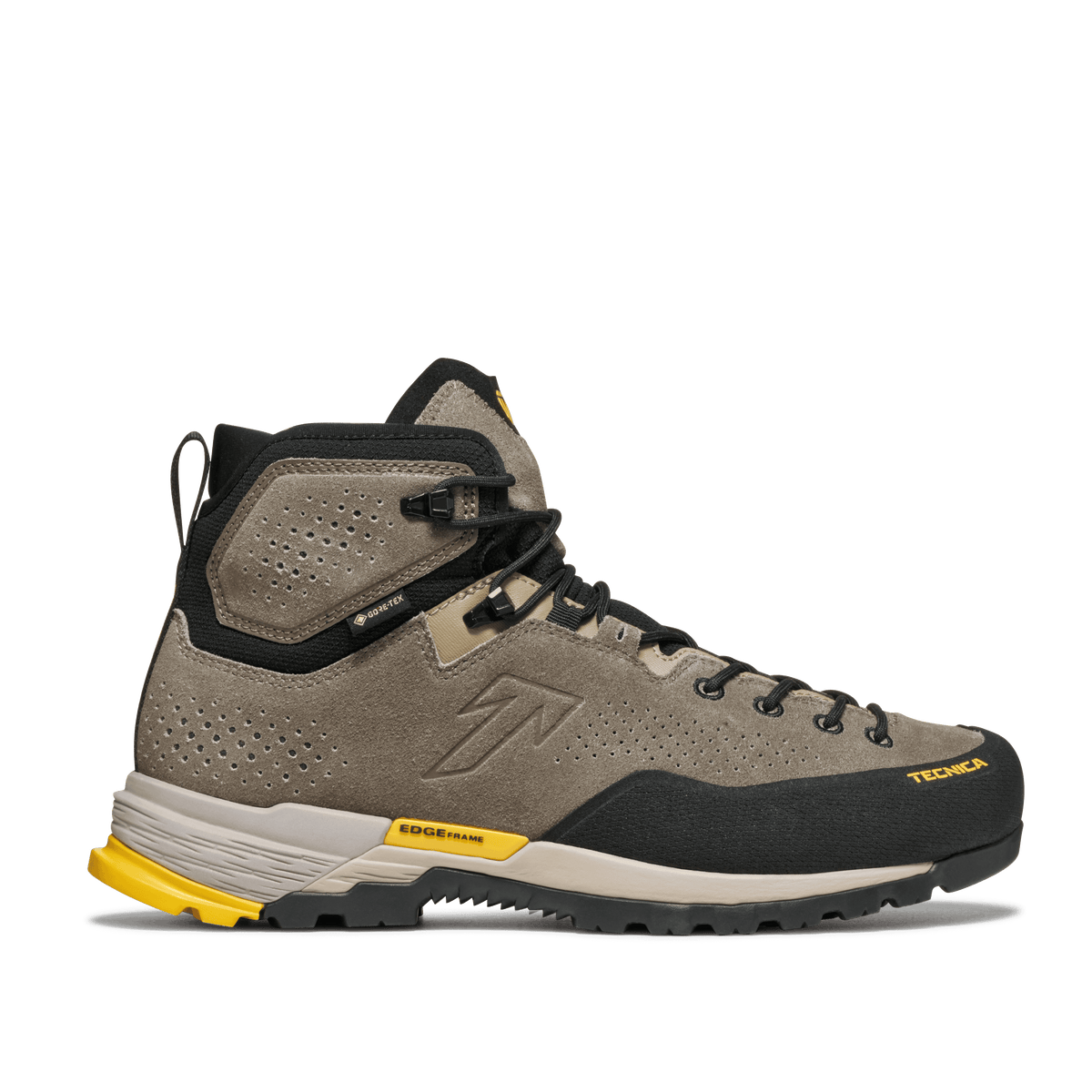 Tecnica Sulfur Mid GTX MS product view 2 — Turned Grey - Yellow