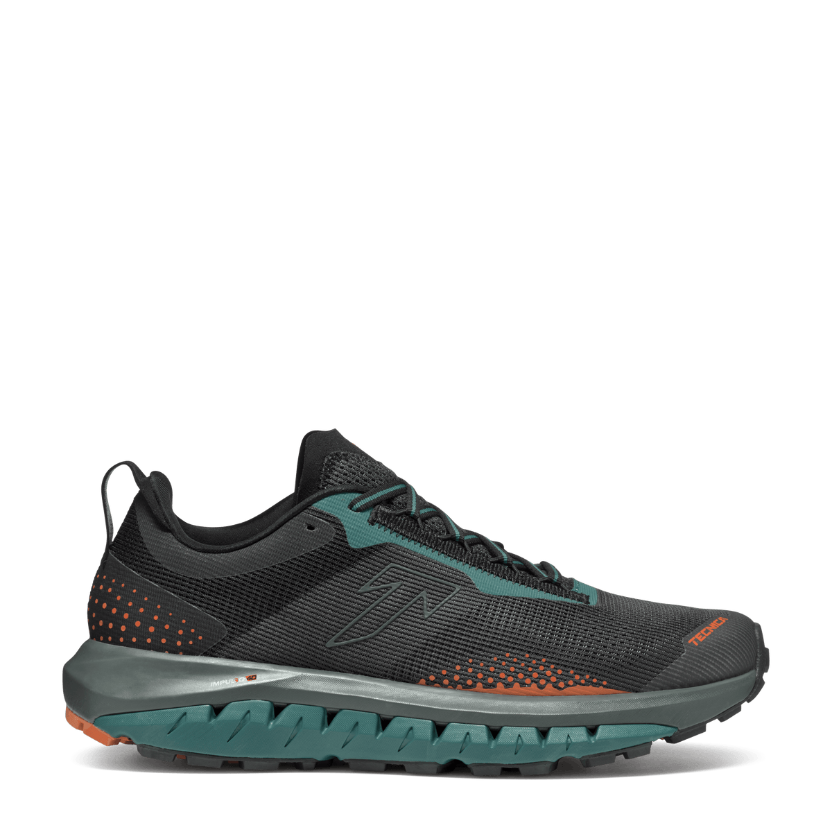 Tecnica Pyrox Hybrid MS product view 2 — Black - Burnt Orange