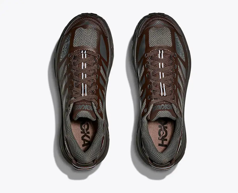 HOKA Mafate Speed 2 Unisex product view 2 — Asphalt Grey / Walnut