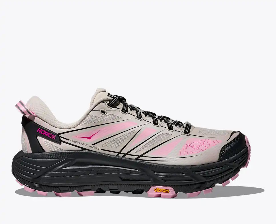 HOKA Mafate Speed 2 Unisex product view 1 — Grout / Carbon Black