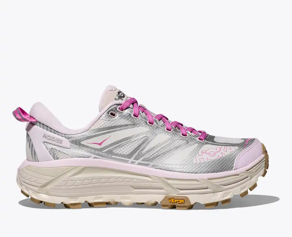 HOKA Mafate Speed 2 Unisex product view 1 — Silver / Lilac Cream