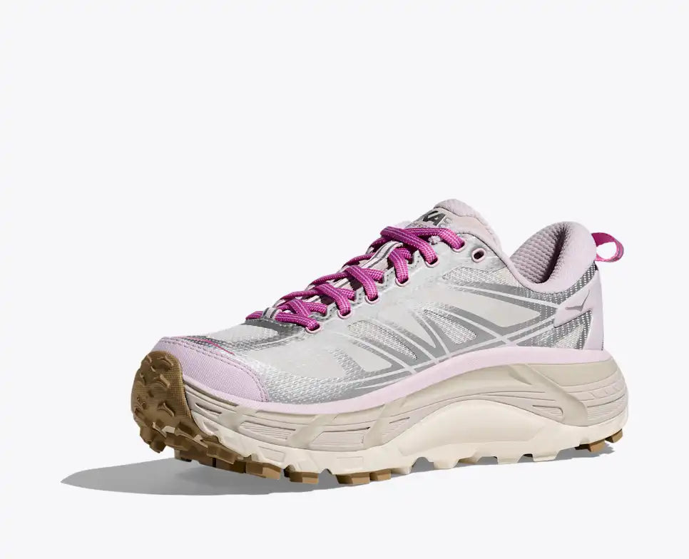 HOKA Mafate Speed 2 Unisex product view 3 — Silver / Lilac Cream