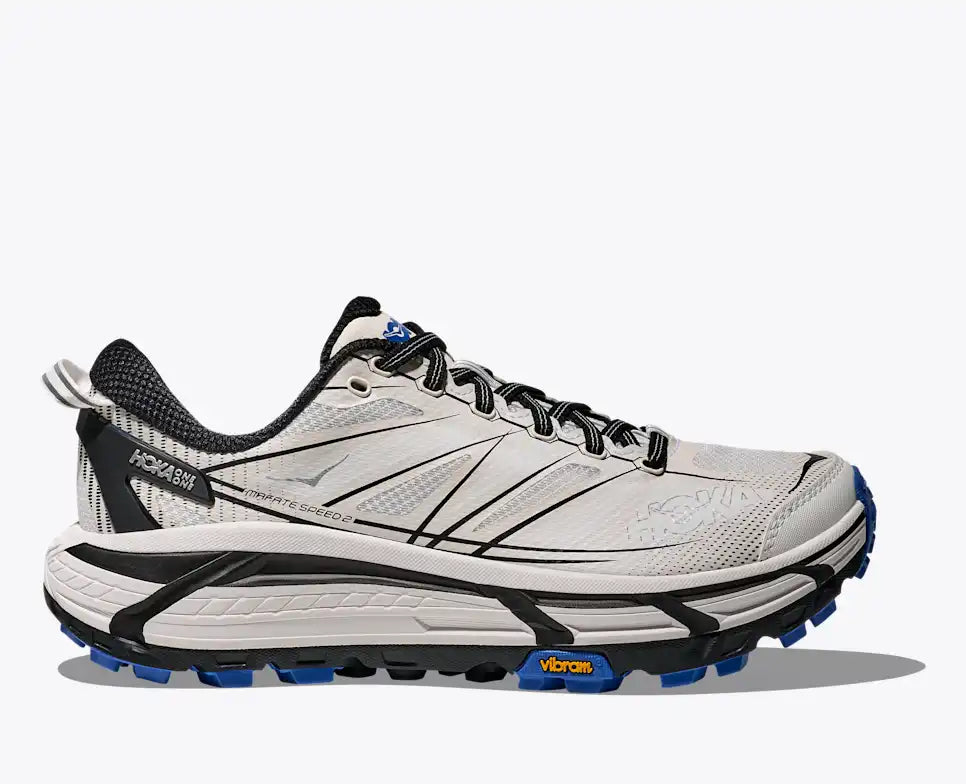 HOKA Mafate Speed 2 Unisex product view 1 — White / Cobalt Blue