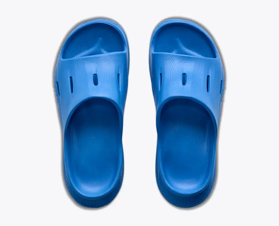 HOKA Ora Recovery Slide 3 Unisex product view 2 — Virtual Blue / Virtual Blue