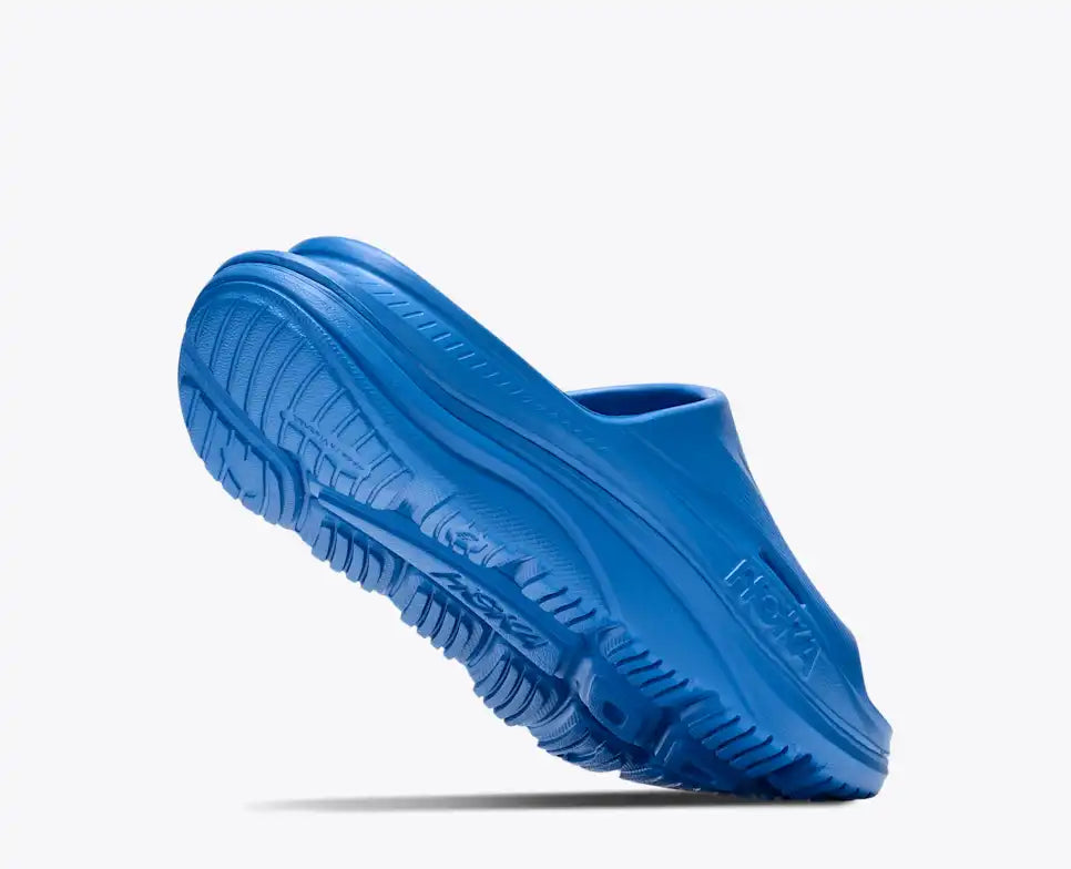 HOKA Ora Recovery Slide 3 Unisex product view 4 — Virtual Blue / Virtual Blue