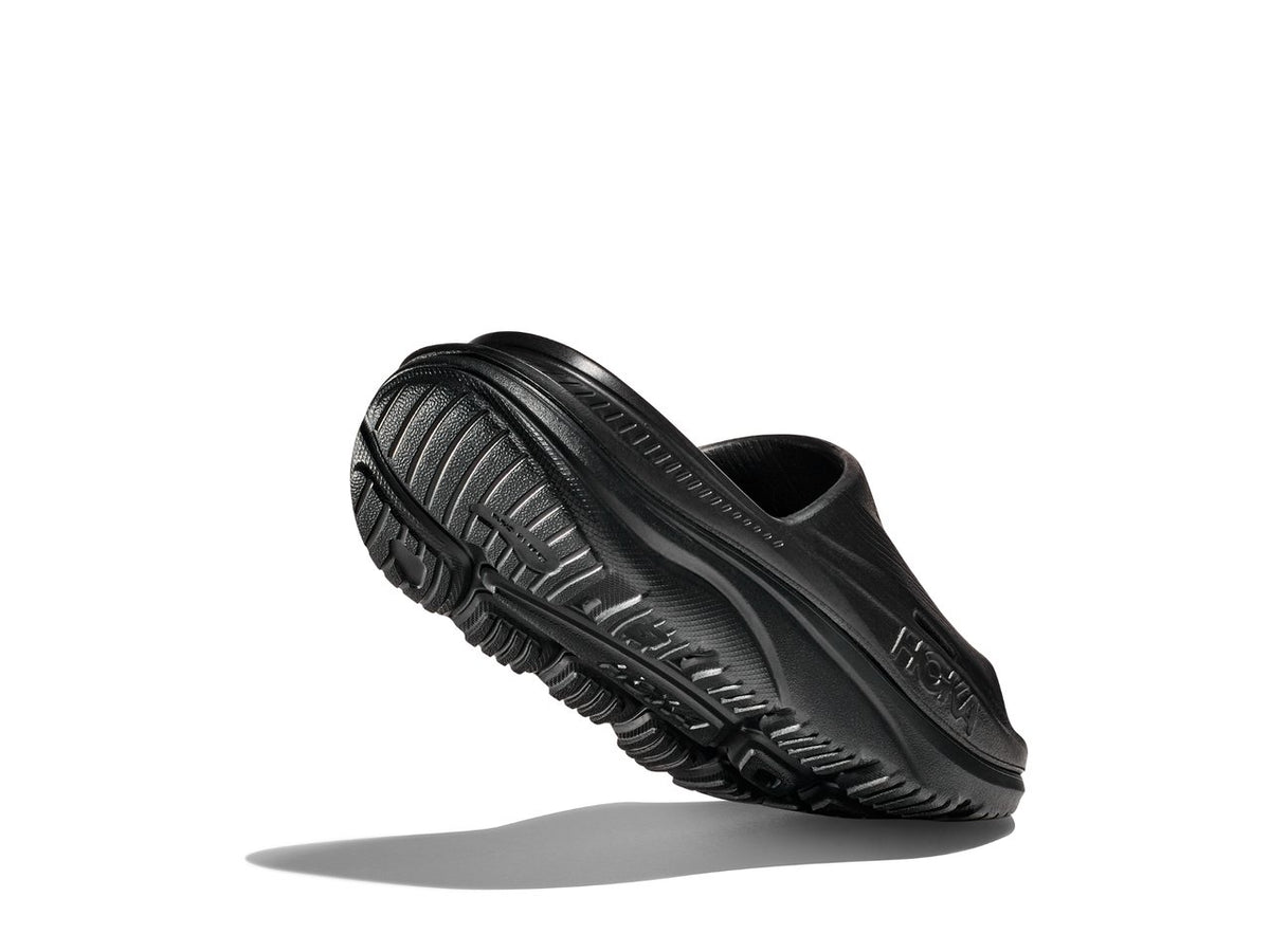 HOKA Ora Recovery Slide 3 Unisex product view 4 — Black / Black