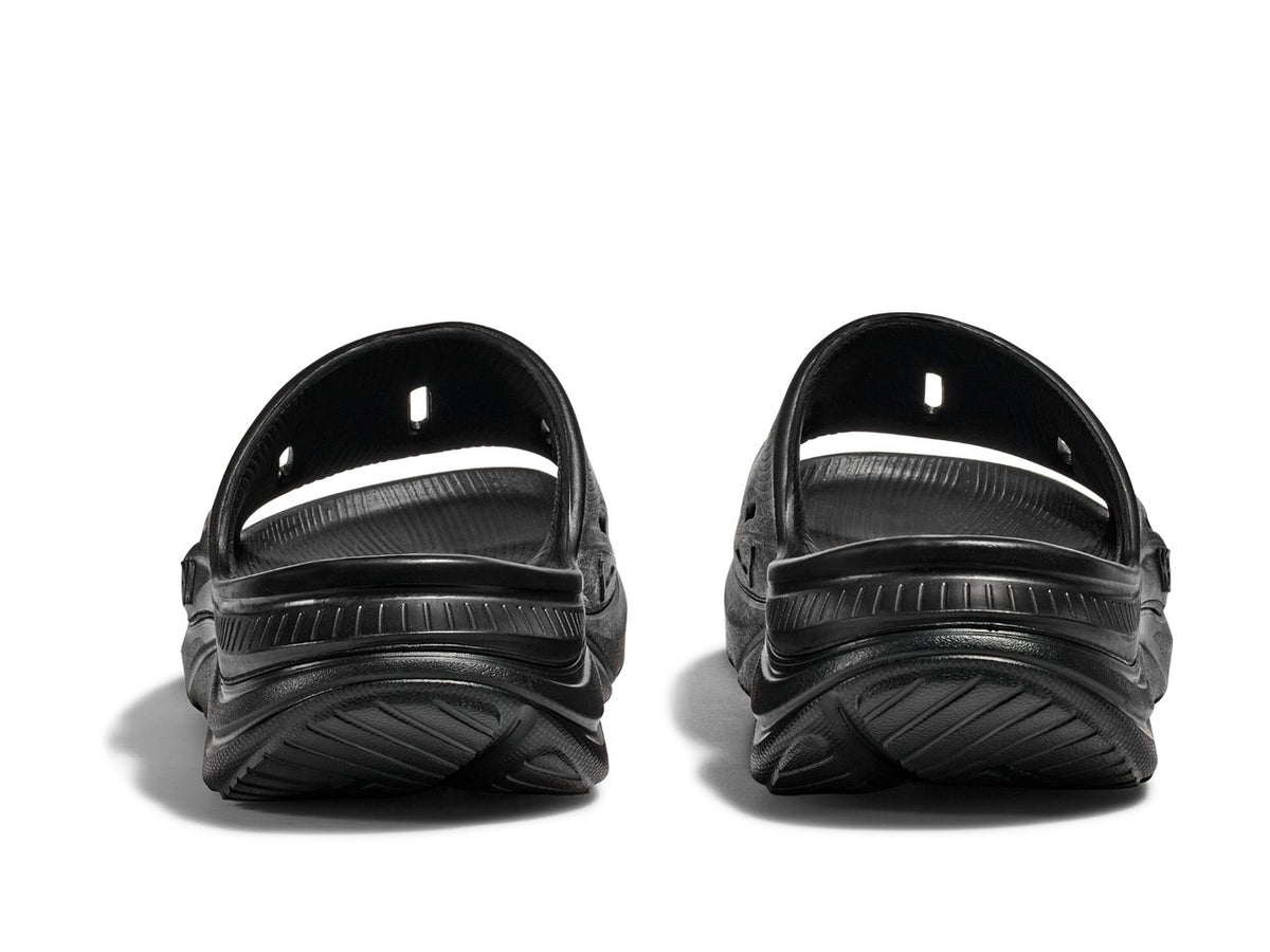 HOKA Ora Recovery Slide 3 Unisex product view 5 — Black / Black