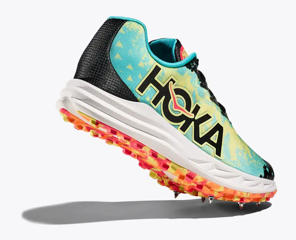 HOKA Crescendo XC Unisex product view 4 — Cielo Blue / Yuzu