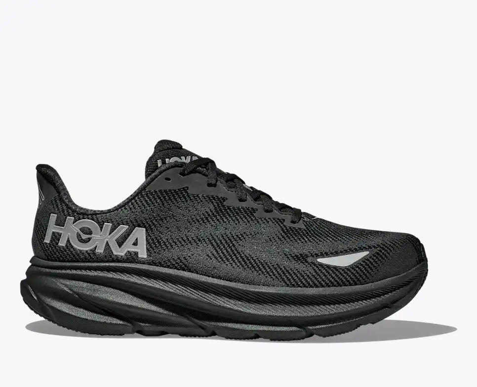 HOKA Clifton 9 GORE-TEX Men's product view 1 — Black / Black
