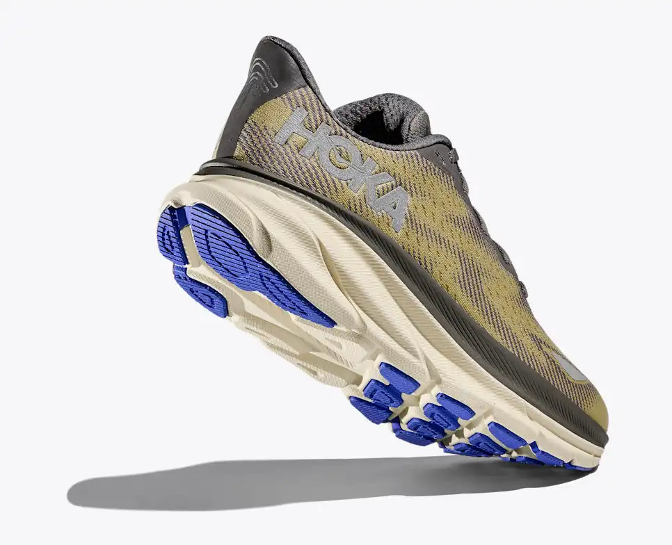 HOKA Clifton 9 GORE-TEX Men's product view 4 — Gravel / Eggshell