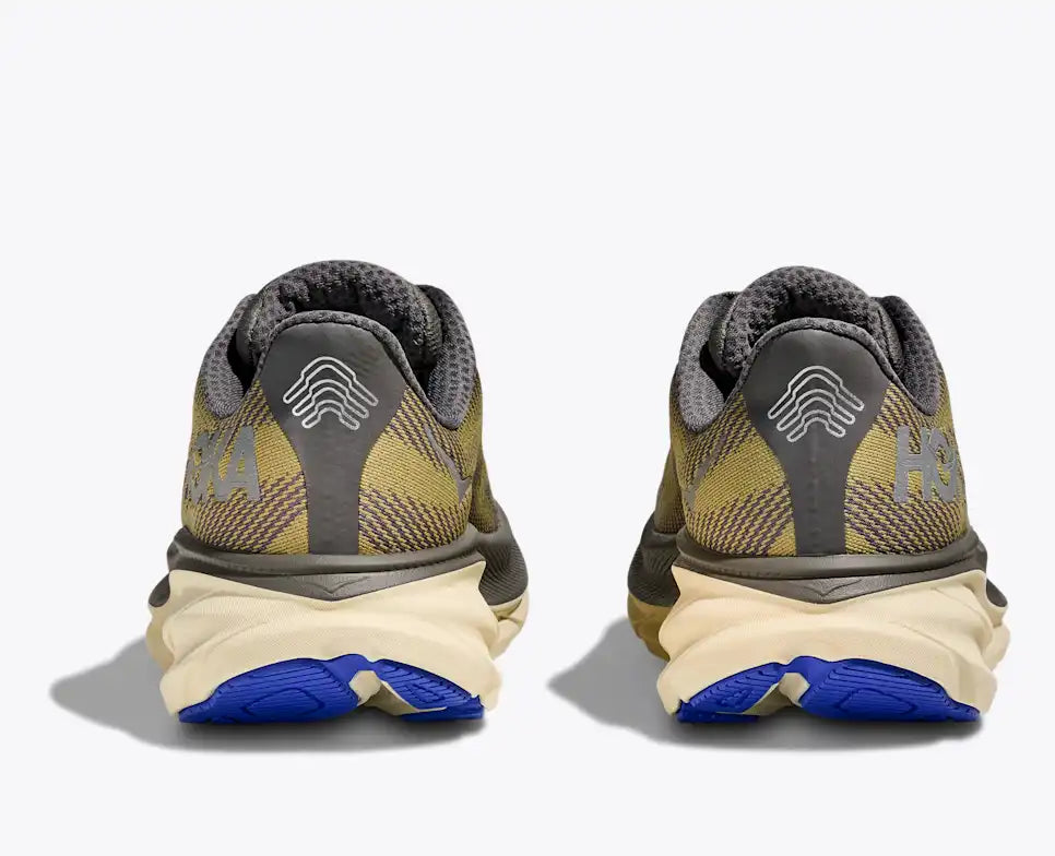 HOKA Clifton 9 GORE-TEX Men's product view 5 — Gravel / Eggshell
