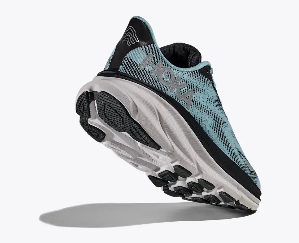 HOKA Clifton 9 GORE-TEX Women's product view 4 — Black / Raindrop