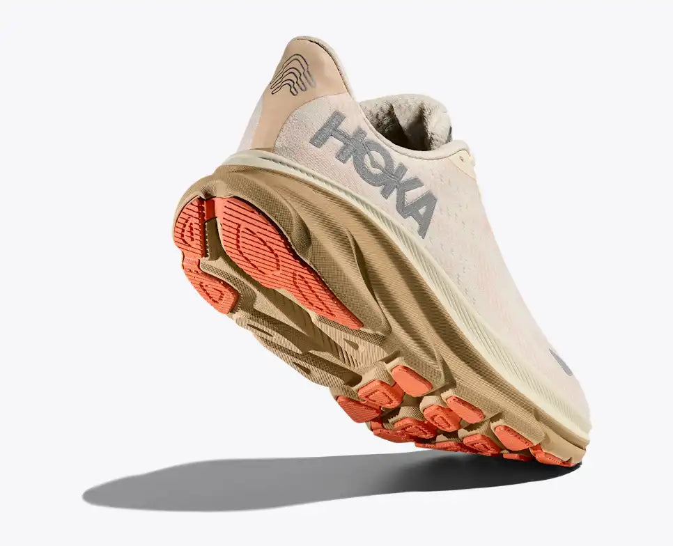 HOKA Clifton 9 GORE-TEX Women's product view 4 — Eggshell / Khaki