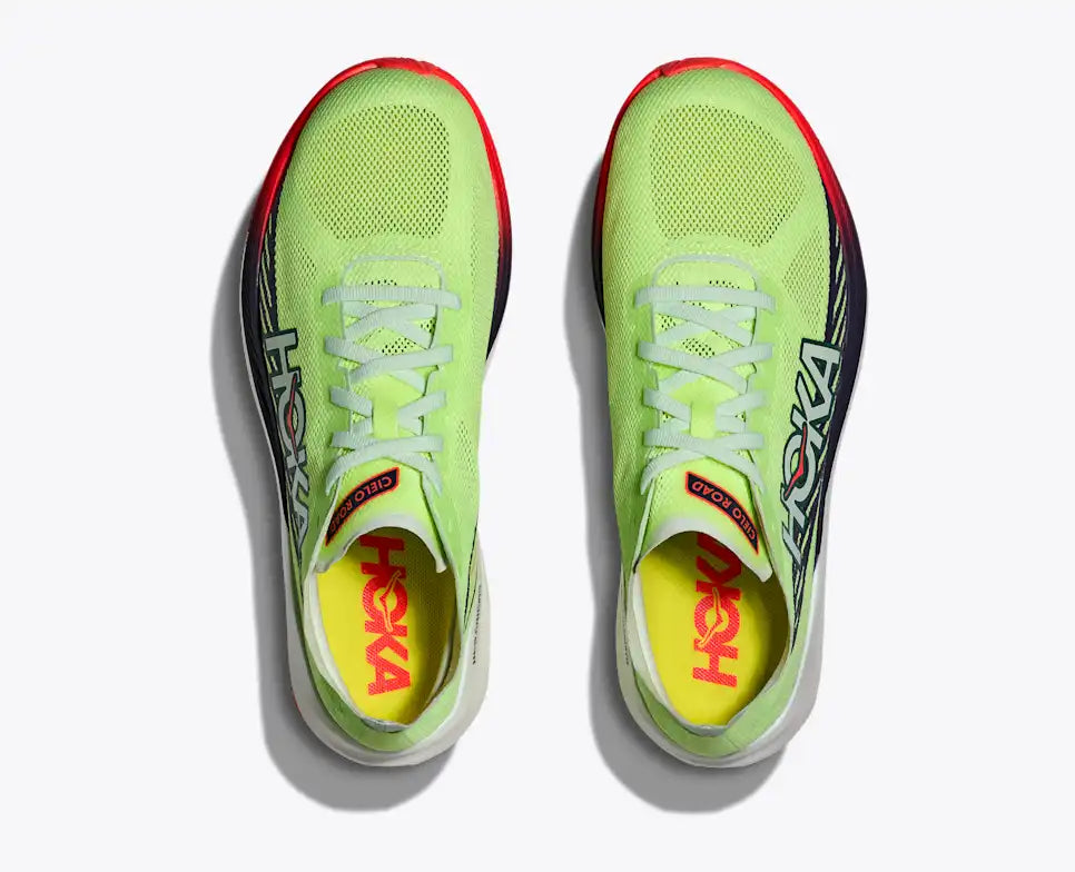 HOKA Cielo Road Unisex product view 2 — Neon Yuzu / Squid Ink