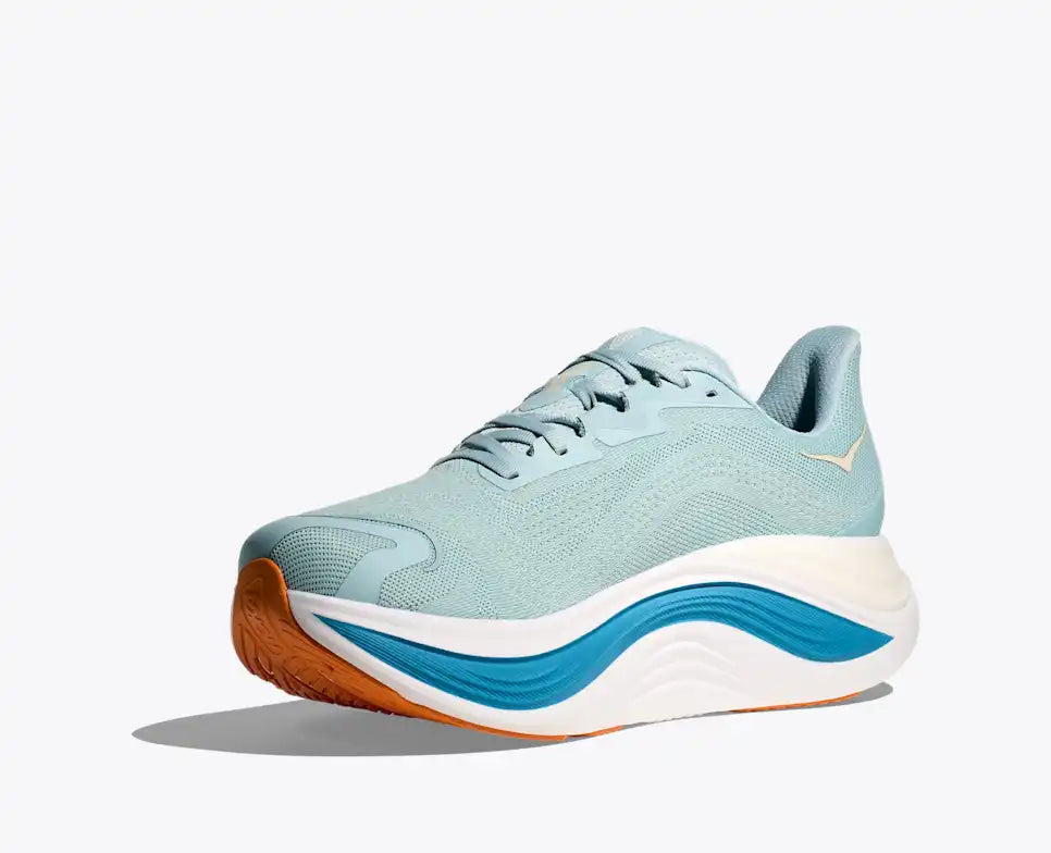 HOKA Skyward X Men's product view 3 — Clear Sea / Alpine Blue