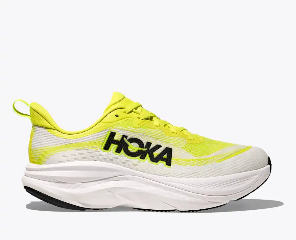 HOKA Skyflow Men's product view 1 — Neon Hoka Citrus / Neon White