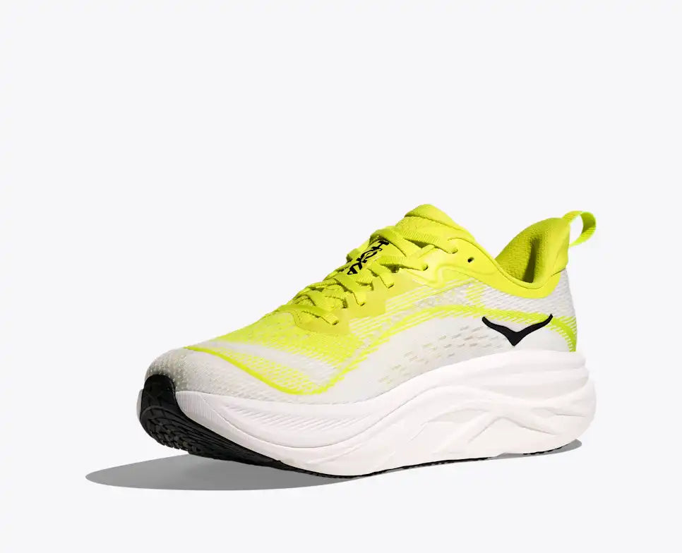 HOKA Skyflow Men's product view 3 — Neon Hoka Citrus / Neon White