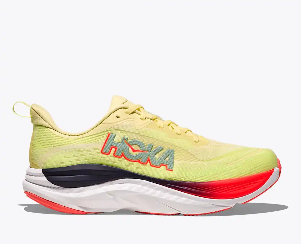 HOKA Skyflow Men's product view 1 — Sunlight / Neon Yuzu