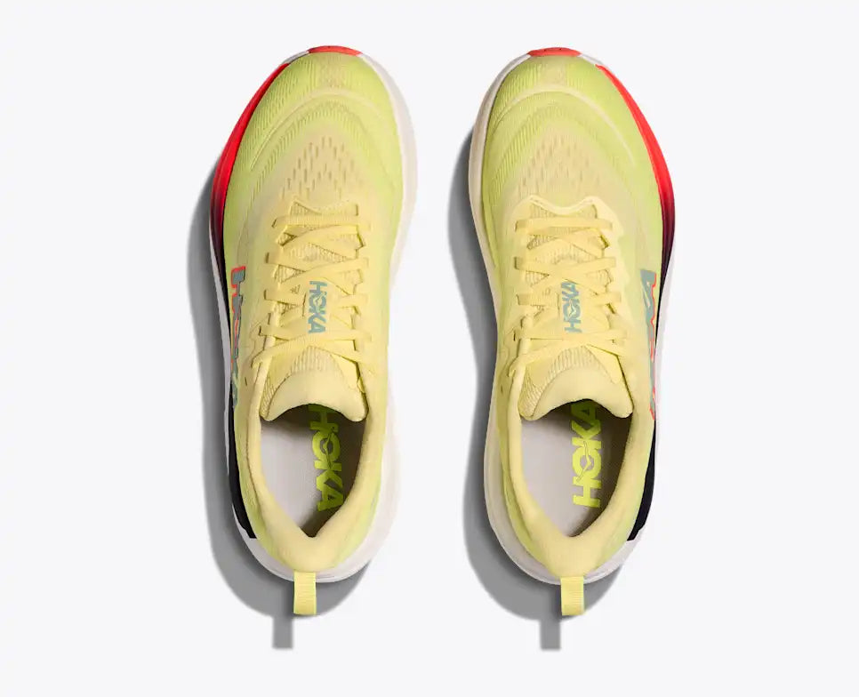 HOKA Skyflow Men's product view 2 — Sunlight / Neon Yuzu