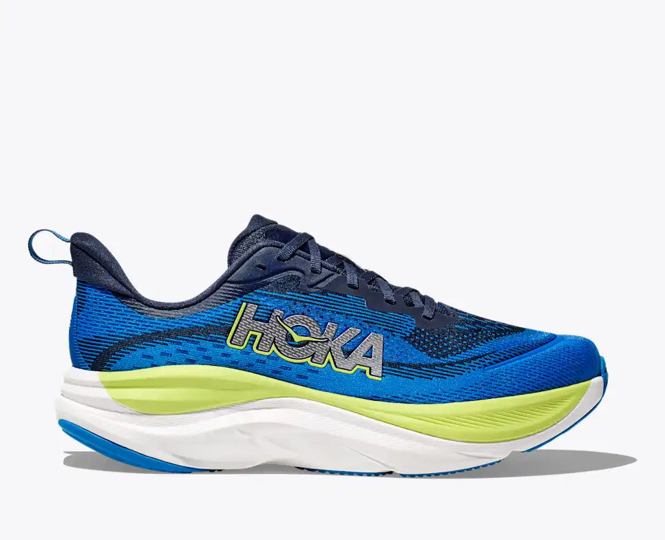 HOKA Skyflow Men's product view 1 — Varsity Navy / Electric Cobalt