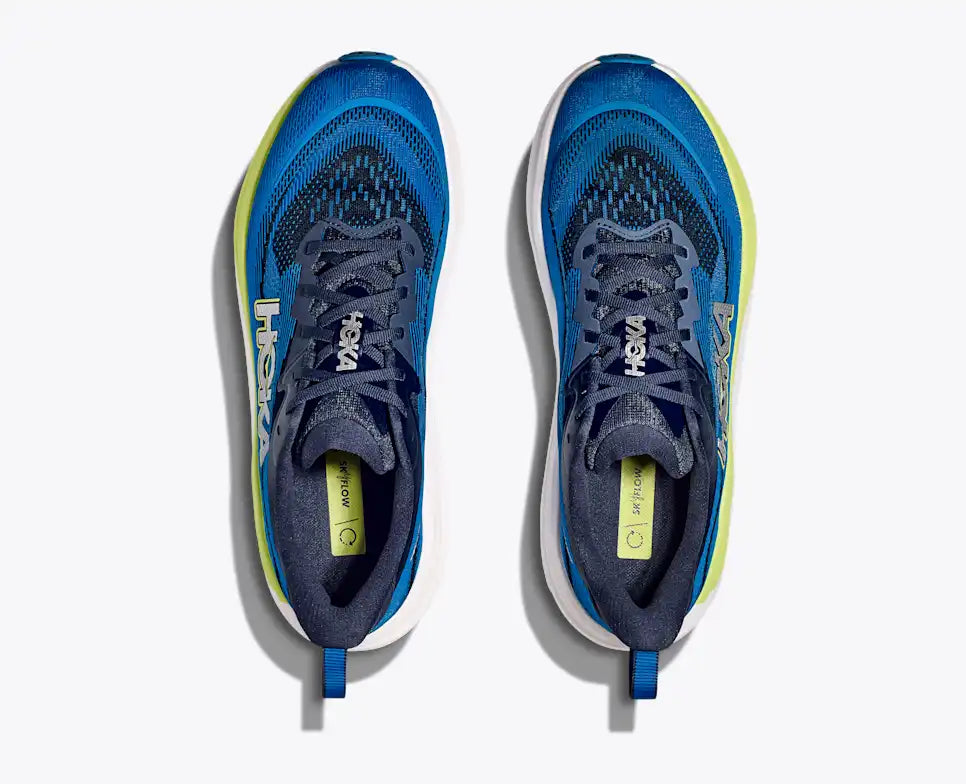 HOKA Skyflow Men's product view 2 — Varsity Navy / Electric Cobalt