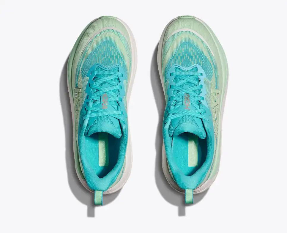 HOKA Skyflow Women's product view 2 — Cielo Blue / Mint Fluorite