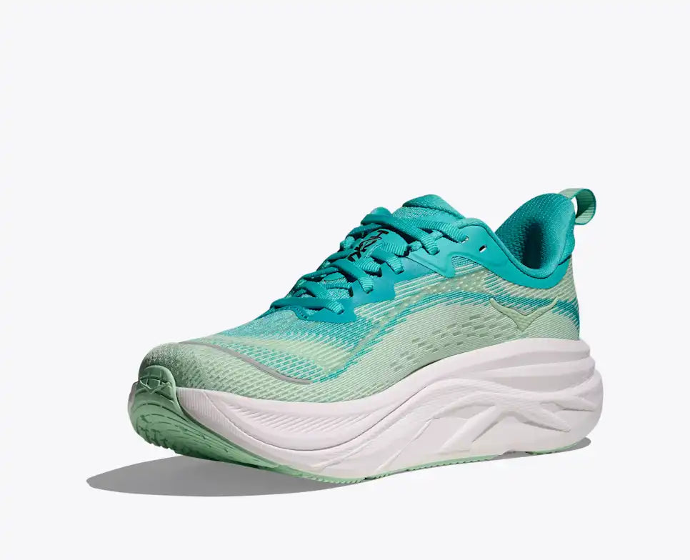 HOKA Skyflow Women's product view 3 — Cielo Blue / Mint Fluorite