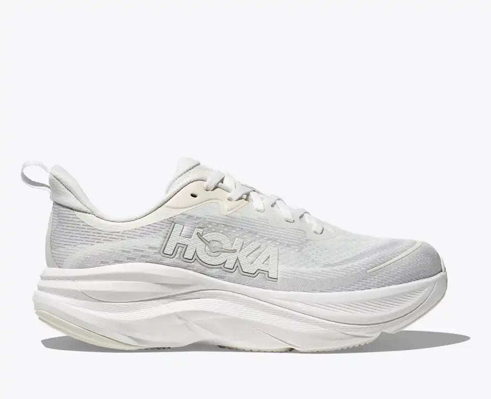 HOKA Skyflow Women's product view 1 — Frost / Cosmic Grey