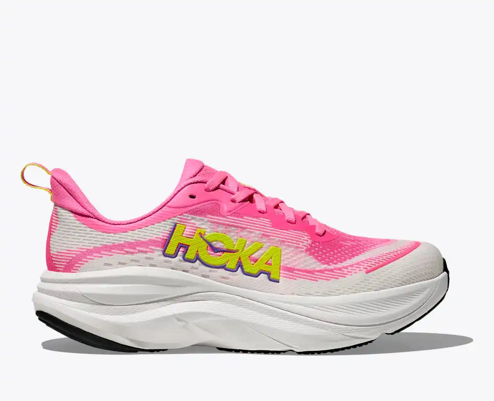 HOKA Skyflow Women's product view 1 — Neon Rose / Neon Hoka Citrus