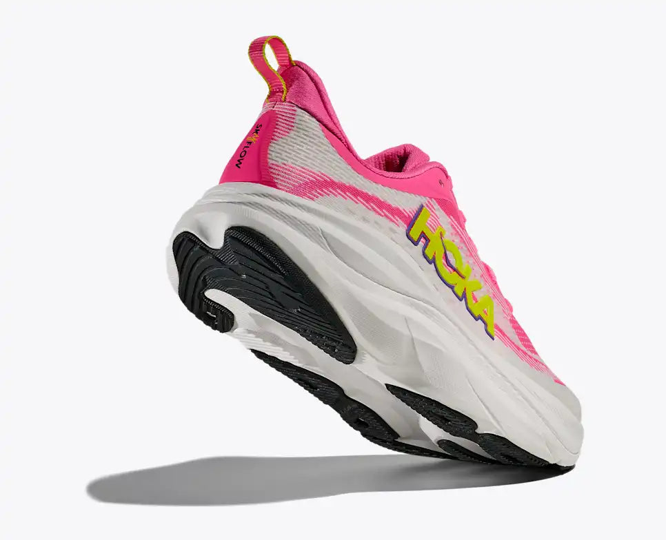 HOKA Skyflow Women's product view 4 — Neon Rose / Neon Hoka Citrus