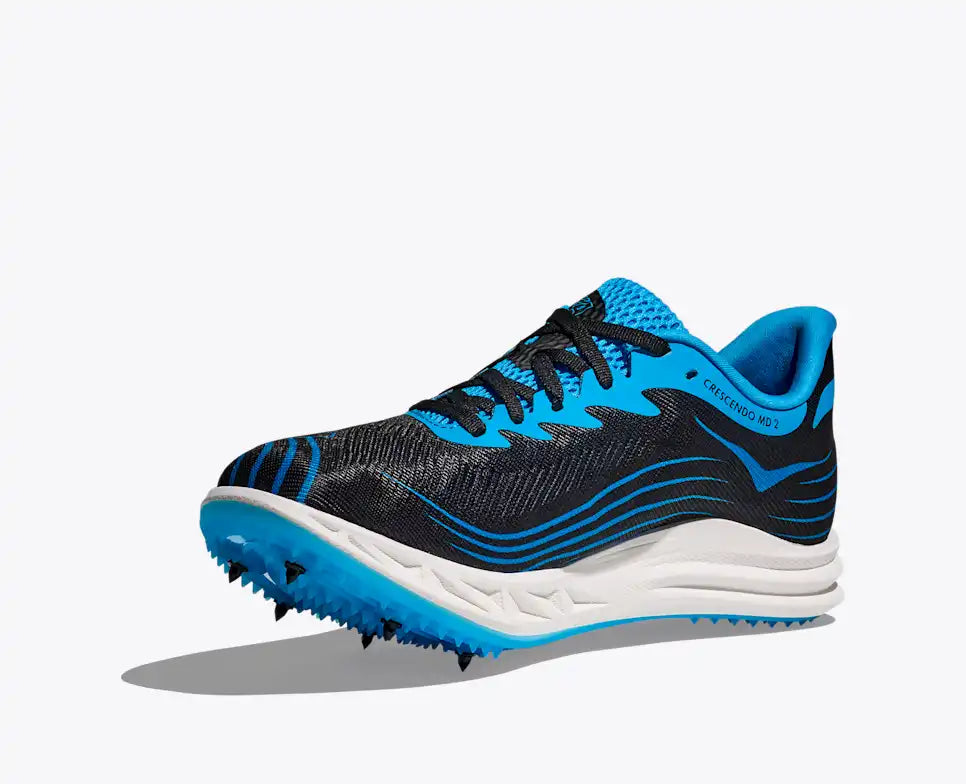 HOKA Crescendo MD 2 Unisex product view 3 — Black / Skyward Blue