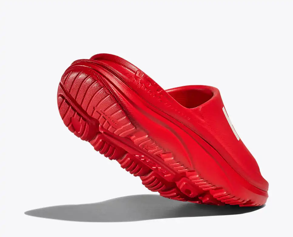 HOKA Ora Athletic Slide Unisex product view 4 — Black / White