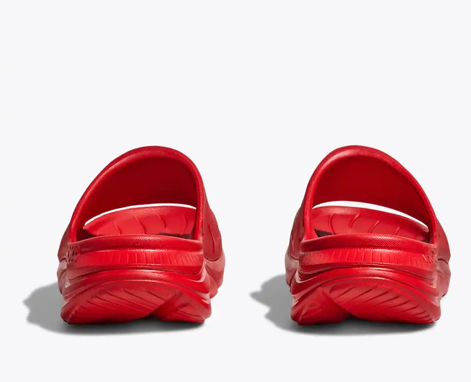 HOKA Ora Athletic Slide Unisex product view 5 — Black / White