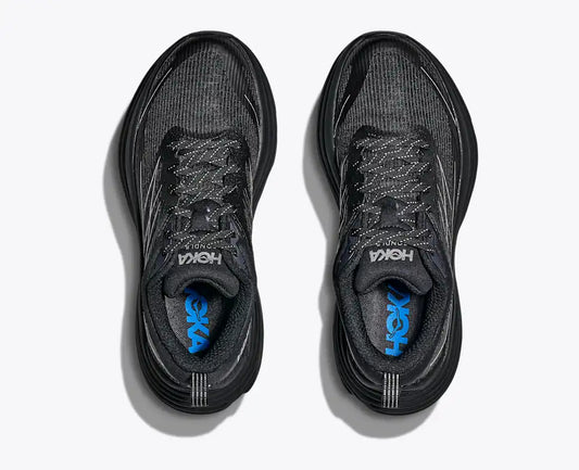 HOKA Stealth/Tech Bondi 8 Caged Unisex product view 2 — Black / Silver