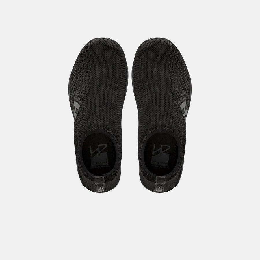 Helly Hansen Men's Crest Watermoc Shoes product view 4 — Black / Charc