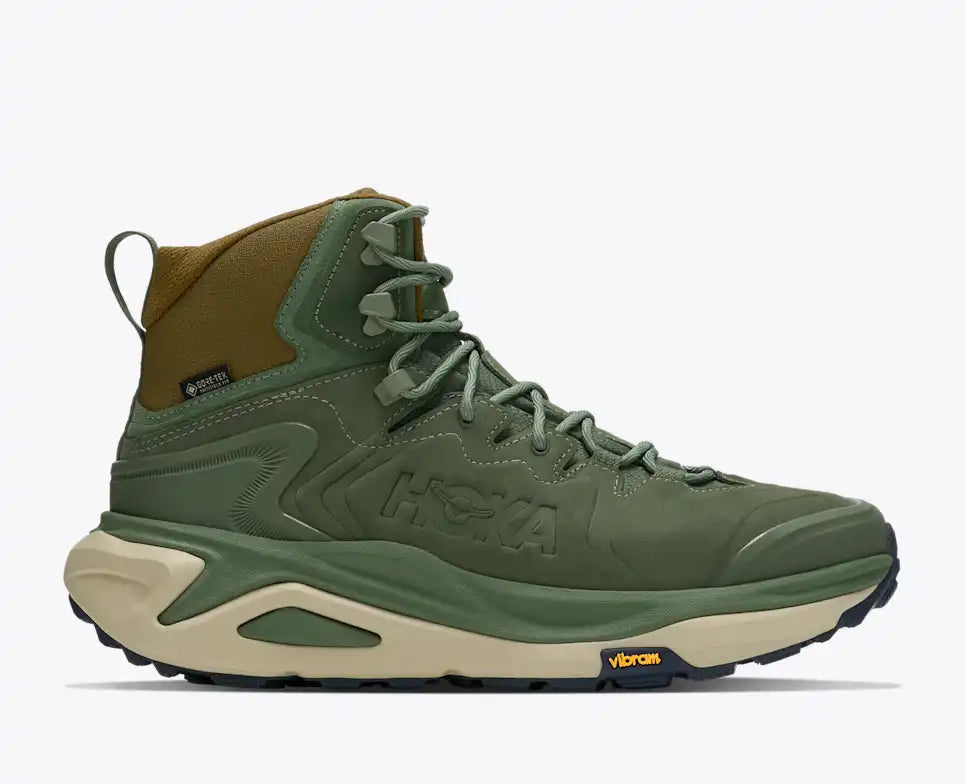 HOKA Kaha 3 GORE-TEX Men's product view 1 — Nettle Leaf / Barley Flour