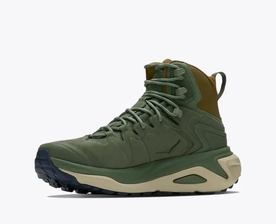 HOKA Kaha 3 GORE-TEX Men's product view 3 — Nettle Leaf / Barley Flour