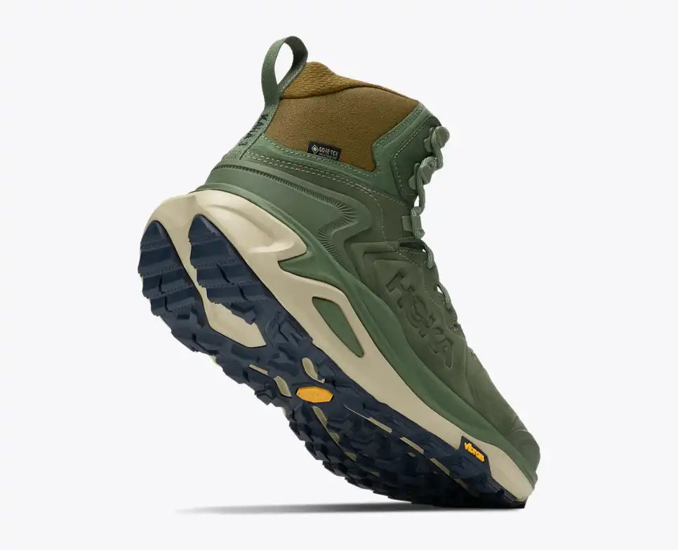 HOKA Kaha 3 GORE-TEX Men's product view 4 — Nettle Leaf / Barley Flour