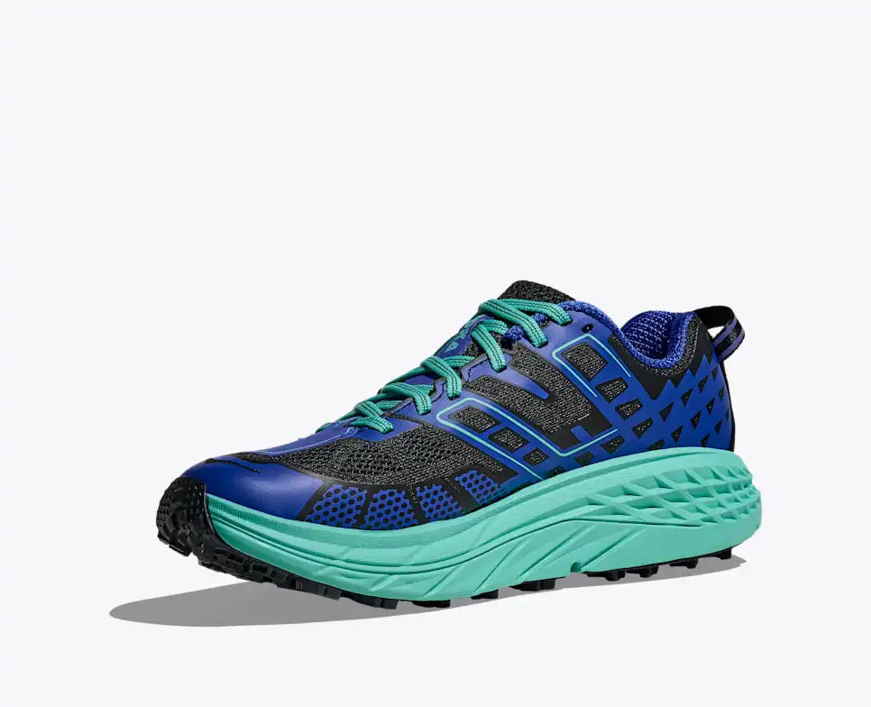HOKA Speedgoat 2 Unisex product view 3 — Obsidian / Ultramarine