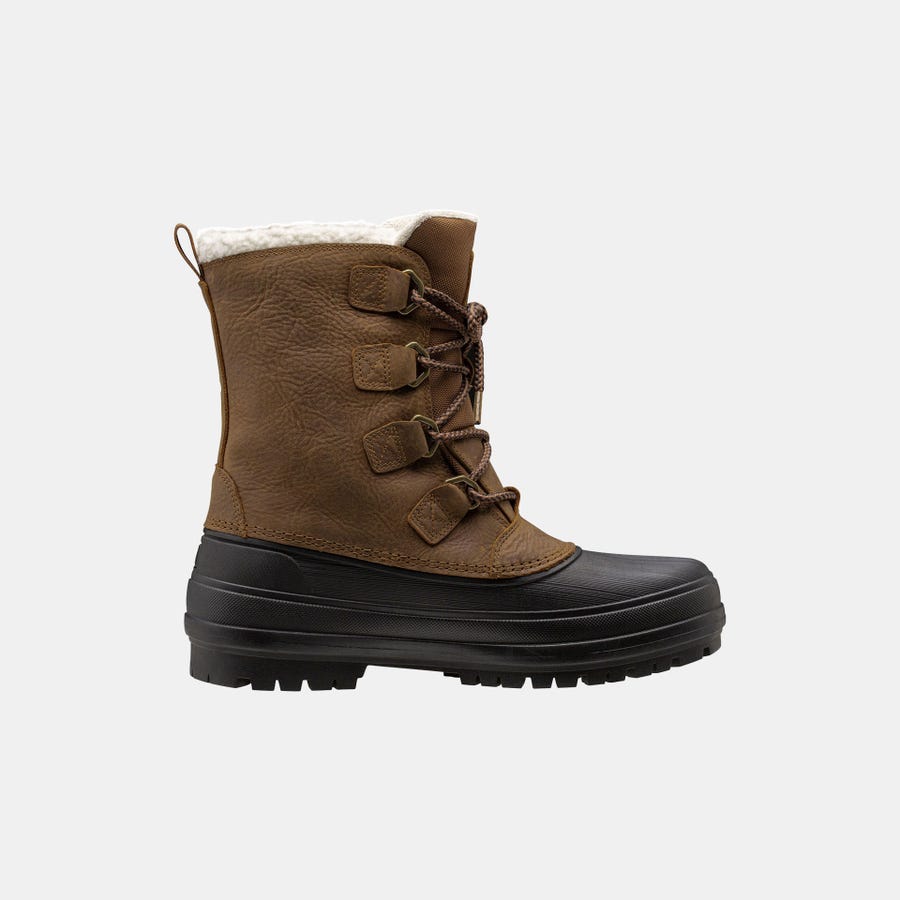 Helly Hansen Men's Varanger Primaloft Insulated Winter Boots product view 2 — Bistre / Black