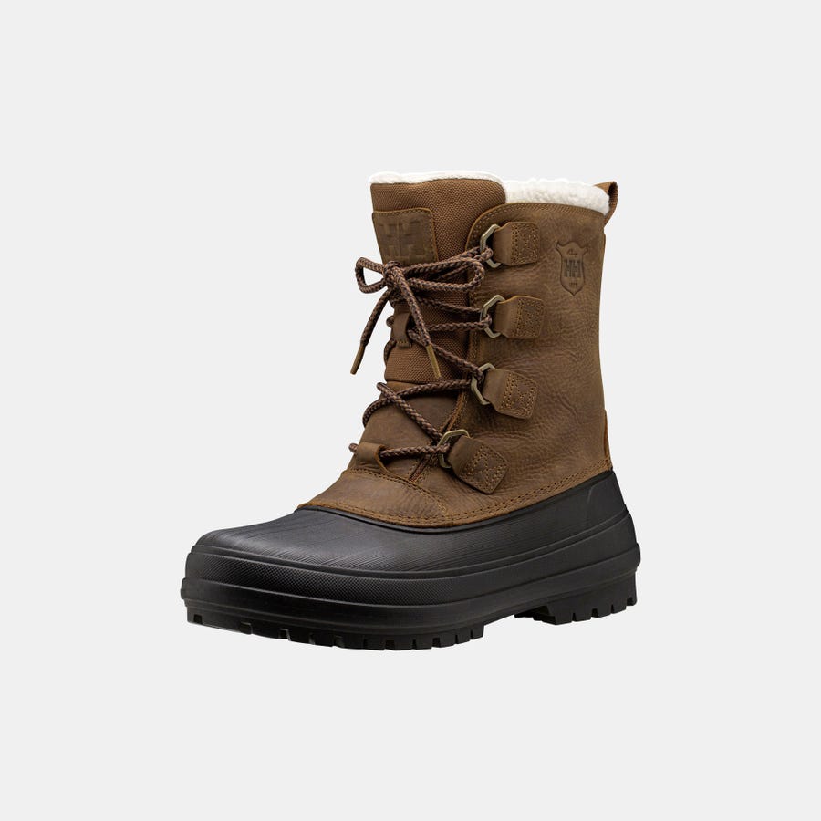 Helly Hansen Men's Varanger Primaloft Insulated Winter Boots product view 6 — Bistre / Black