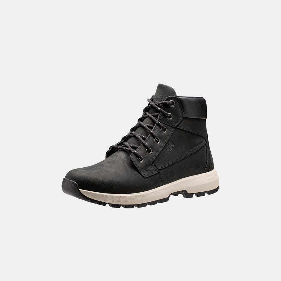 Helly Hansen Men's Bowstring Primaloft Insulated Winter Boots product view 6 — Black / Cream