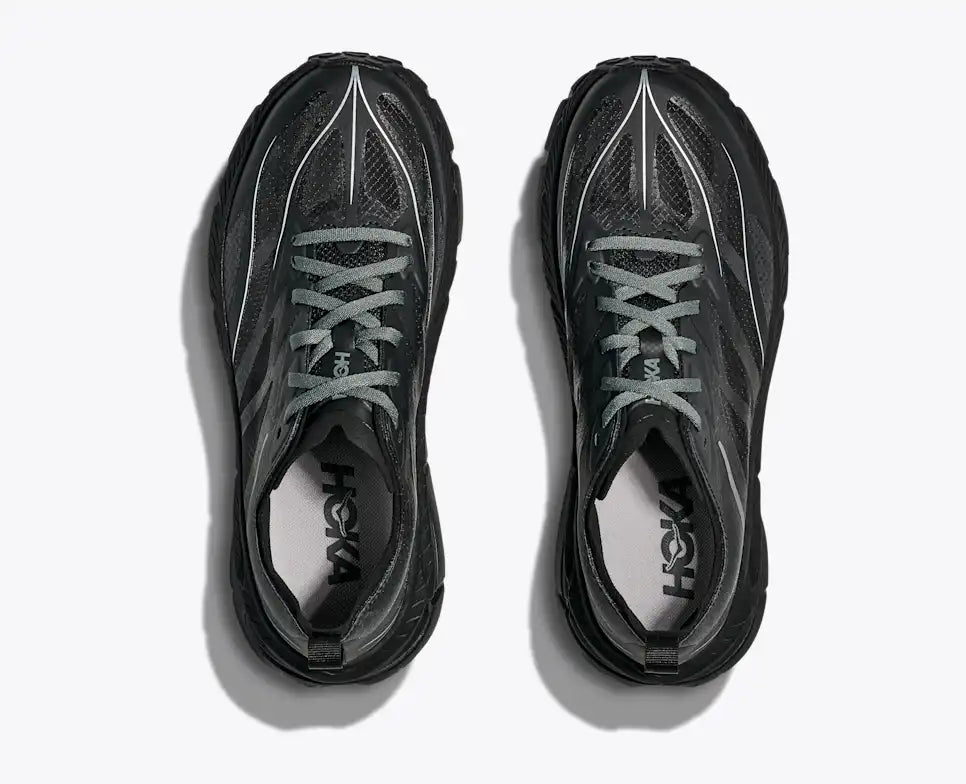 HOKA Mafate Speed 4 Lite Unisex product view 2 — Black / Outer Orbit