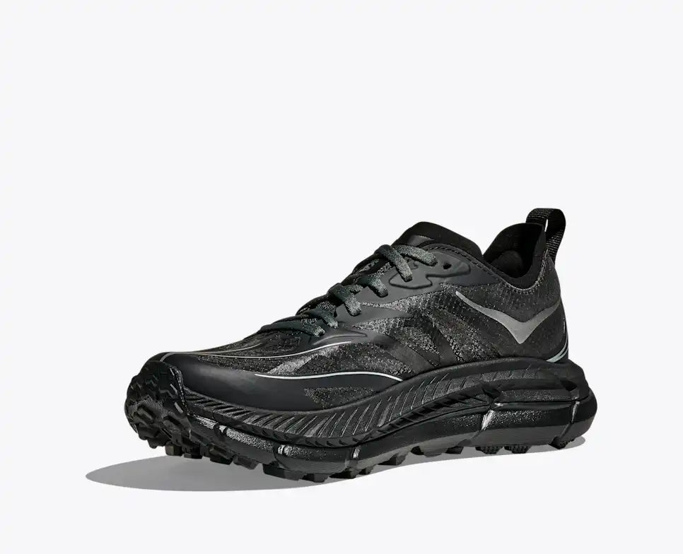 HOKA Mafate Speed 4 Lite Unisex product view 3 — Black / Outer Orbit
