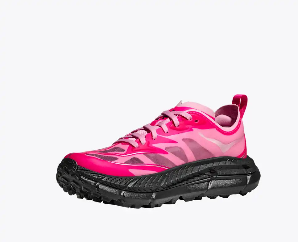 HOKA Mafate Speed 4 Lite Unisex product view 3 — Neon Dragonfruit / Black