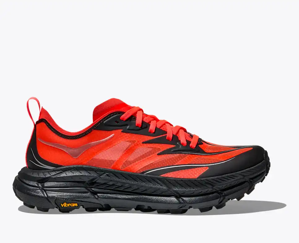 HOKA Mafate Speed 4 Lite Unisex product view 1 — Neon Flame / Black
