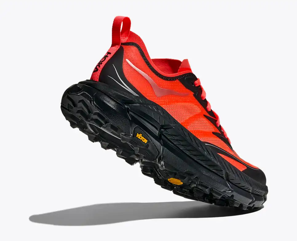 HOKA Mafate Speed 4 Lite Unisex product view 4 — Neon Flame / Black