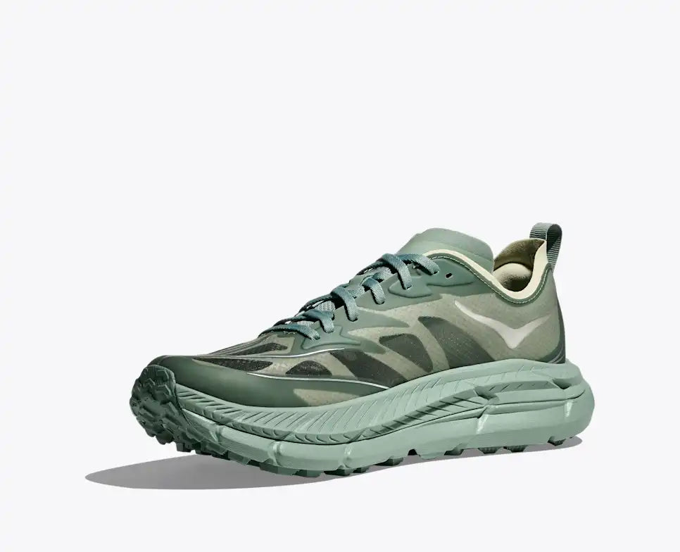 HOKA Mafate Speed 4 Lite Unisex product view 3 — Rosemary / Pale Melon
