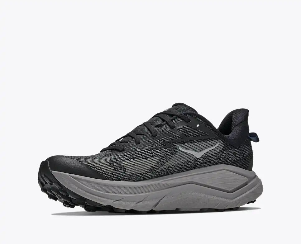 HOKA Challenger 8 Men's product view 3 — Black / Thunder Cloud
