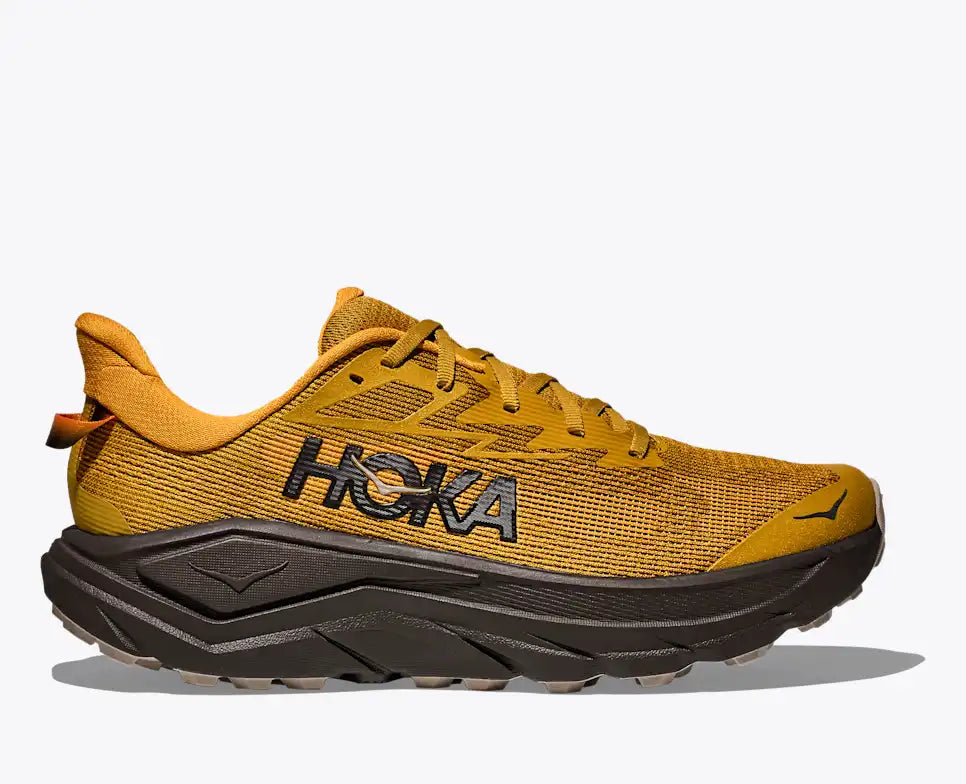 HOKA Challenger 8 Men's product view 1 — Mustard Seed / Black